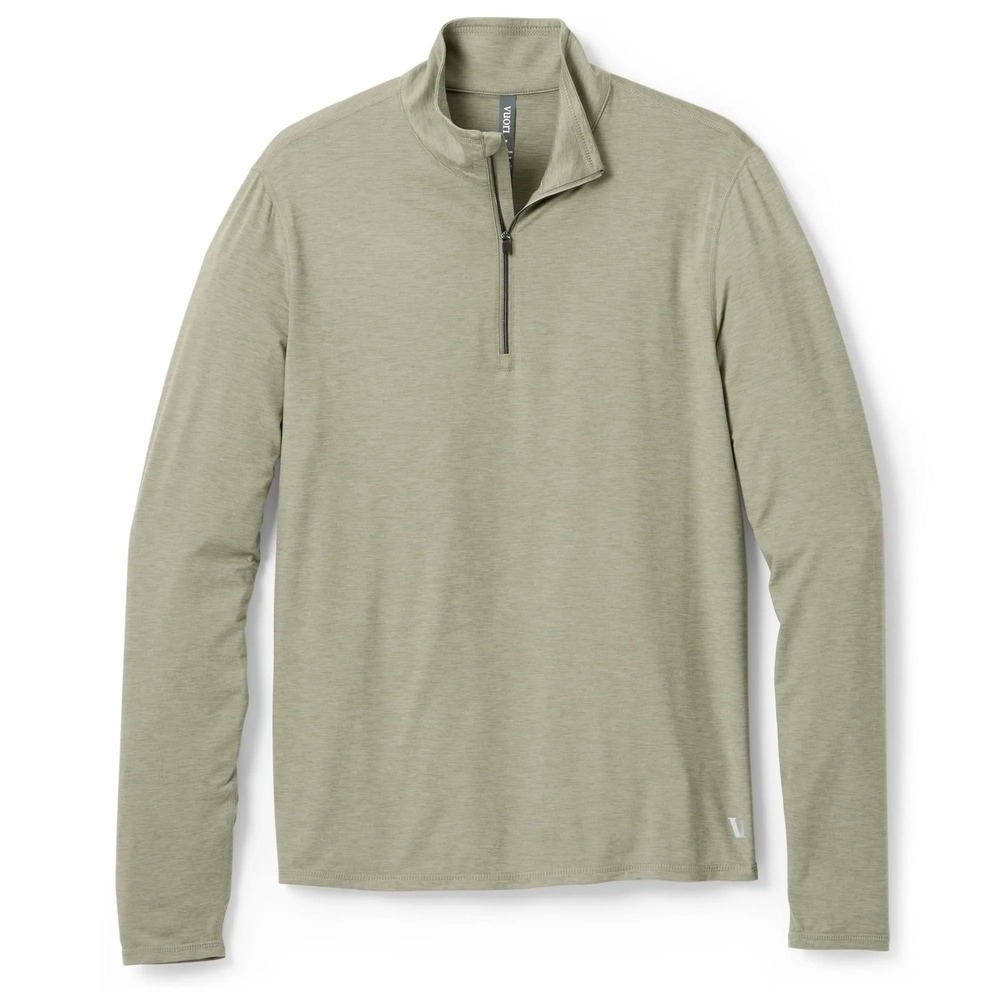 Vuori Strato Tech 1/4 Zip Pullover Mens Small Heather Grey V221 Activewear b5